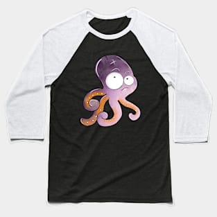 doodle art octopus Baseball T-Shirt